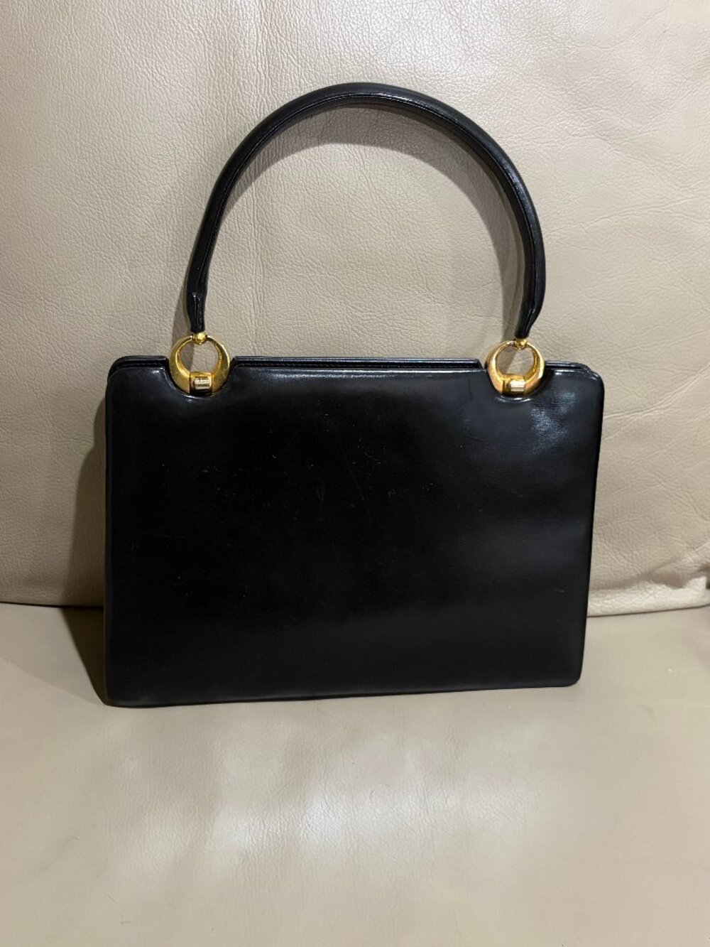 VINTAGE ITALIAN LEATHER BAG (Preowned)